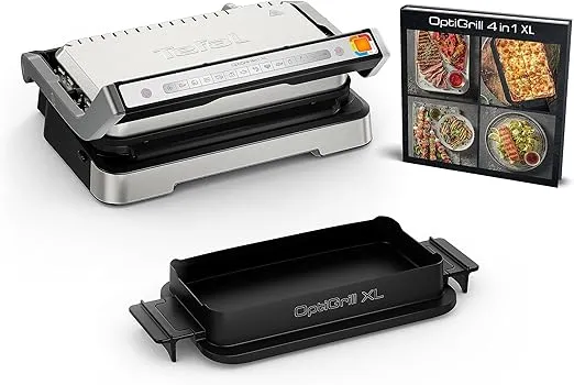 Tefal OptiGrill 4in1 XL Kontaktgrill GC784D10 mit Backschale für 209,99 € inkl. Versand (statt 289,00 €)
