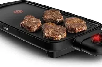 Tefal Plancha Booster Tischgrill CB6428 (2200 W,6 Temperaturstufen ,Fettablaufrinne) für 76,99 € inkl. Versand