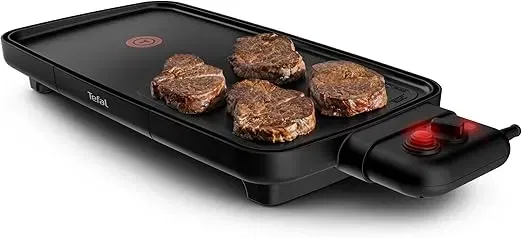 Tefal Plancha Booster Tischgrill CB6428 (2200 W,6 Temperaturstufen ,Fettablaufrinne) für 76,99 € inkl. Versand