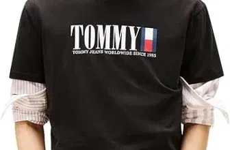 Tommy Jeans Herren T-Shirt Kurzarm Flag Tee Regular Fit in 5 Farbkombinationen, Größe XS bis 4XL für 14,00 € inkl. Prime-Versand