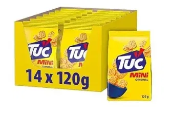 Tuc Mini Classic Snack-Cracker (14 x 120 g) ab 16,15 € inkl. Prime-Versand (statt 27,86 €)