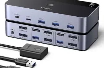 UGREEN Displayport KVM Switch 2 PC 2 Monitore 8K60Hz KVM Umschalter für 68,39 € inkl. Versand (statt 89,99 €)