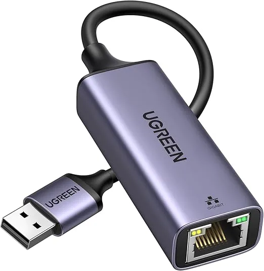 UGREEN LAN Adapter 3.0 1000 Mbps Ethernet Adapter USB auf RJ45 Gigabit Netzwerkadapter für 9,99 € inkl. Prime-Versand (statt 15,99 €)