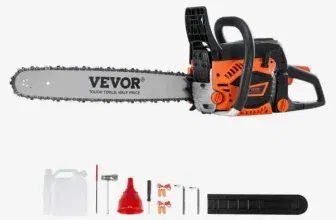 Vevor Benzin-Kettensäge mit 58 CC & 50,8 cm Schwert, 3,22 PS, 2,4 kW, für nur 74 € inkl. Versand