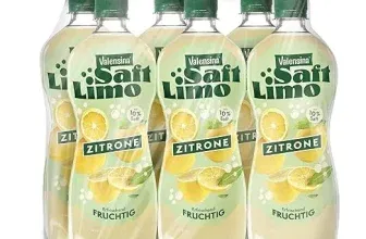 Valensina SaftLimo Zitrone 6er Pack (6 x 0,75 l, Zitronenlimonade mit 10% Fruchtgehalt) ab 2,82 € inkl. Prime Versand (statt 8,34 €)