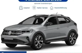 Volkswagen Taigo 1.0 TSI mit 95 PS für 99,00 € / Monat + 1399,00 € einmalig – LF 0,38 (Privatkunden)