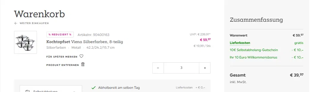 Schnäppchen, Deals Und Rabattcodes Des Tages - Warenkorb Mit Vielen Produkten