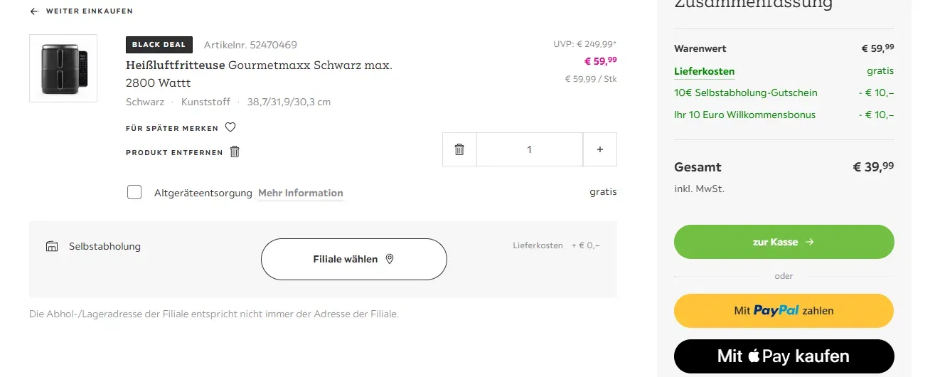 Schnäppchen, Deals Und Rabattcodes Des Tages - Warenkorb