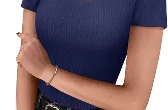 Weardear Damen Sommer T-Shirt mit U Ausschnitt (6 Farben, Gr. S bis XXL) für 7,79 € inkl. Prime-Versand