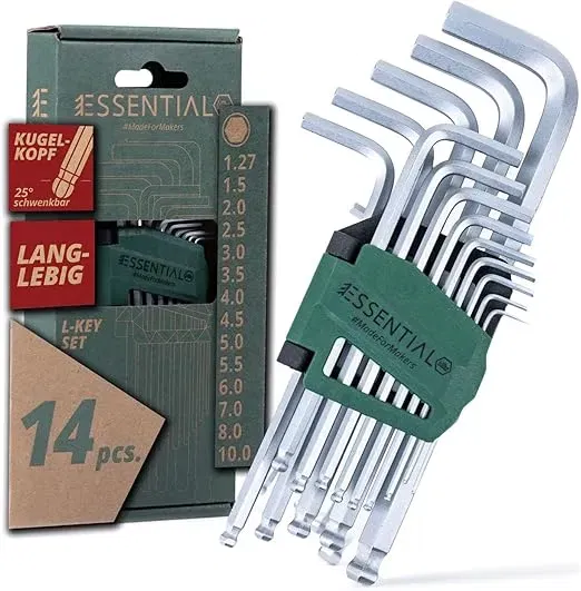 Wiha Essential Stiftschlüssel Set mit Kugelkopf 14-teilig für 9,99 € inkl. Prime-Versand