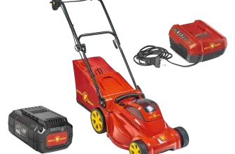Wolf-Garten Lycos 40 340 M Rasenmäher (Akku + Ladegerät) für 108,90 € inkl. Versand (statt 198,00 €)