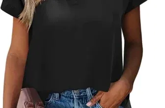 Zeagoo Damen Bluse mit eleganten V-Ausschnitt (5 Farben, Gr. S bis XXL) für 9,49 € inkl. Prime-Versand (statt 18,99 €)