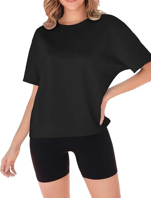 Zeagoo Damen Oversize T Shirt (6 Farben, Gr. S bis XXL) für 6,49 € inkl. Prime-Versand (statt 12,99 €)
