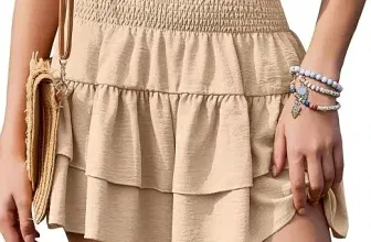 Zeagoo Kurzer Damen Sommer Hosenrock (6 Farben, Gr. M bis Gr. XXL) für 7,49 € inkl. Prime-Versand (statt 14,99 €)