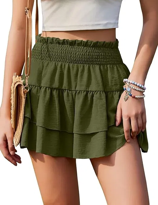 Zeagoo Shorts Damen Hosenrock Sommer Casual (6 Farben, Gr. M bis XXL) für 10,99 € inkl. Prime-Versand (statt 21,99 €)