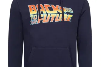 Zurück in die Zukunft Logo Herren Hoodie GBMHS380NVY (Gr. S bis XL) für 18,94 € inkl. Versand (statt 29,49 €)