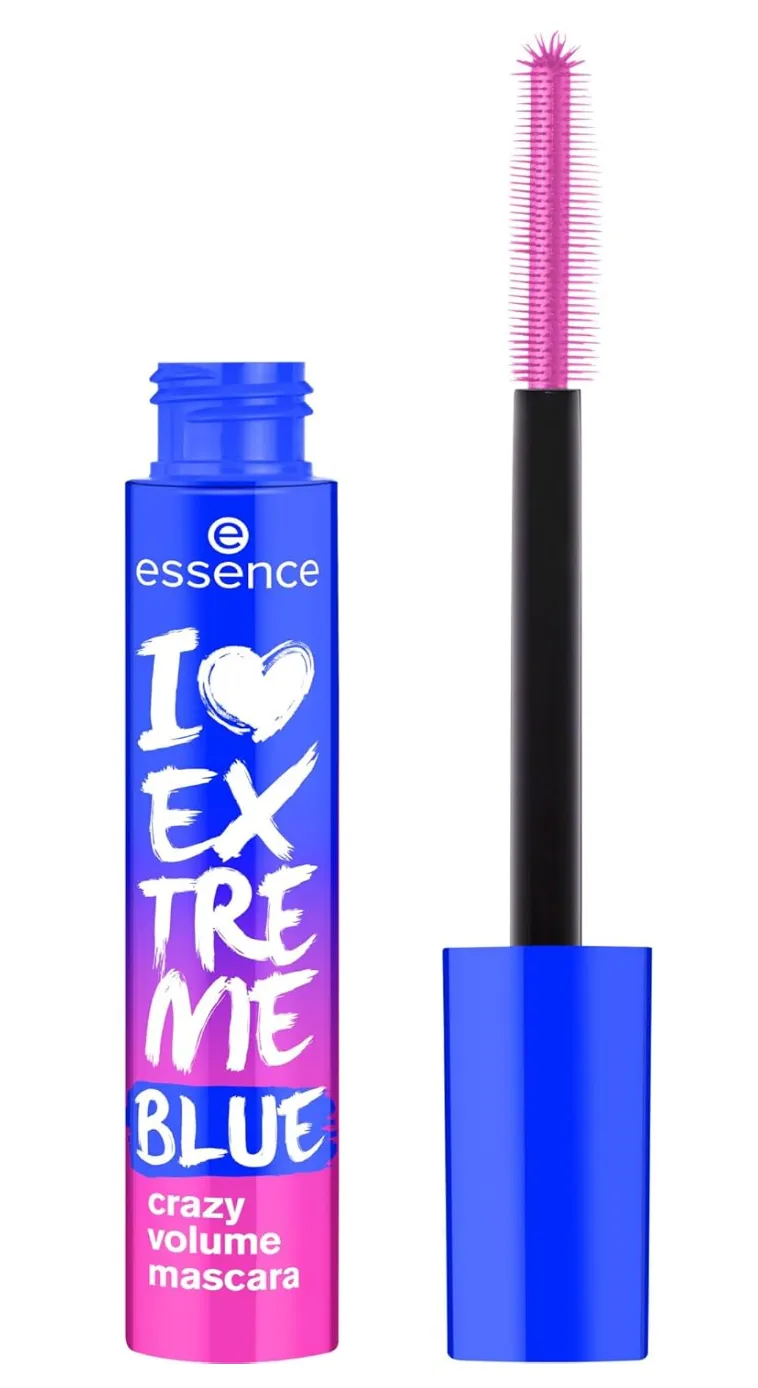 essence I LOVE EXTREME BLUE crazy volume mascara Blau (1 x 12 ml) für 1,20 € inkl. Prime-Versand (statt 2,95 €)