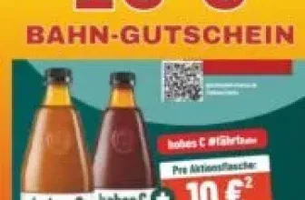 Netto: 10€ Bahn Gutschein Aktion mit Hohes C – Ab 1. September bei Netto MD