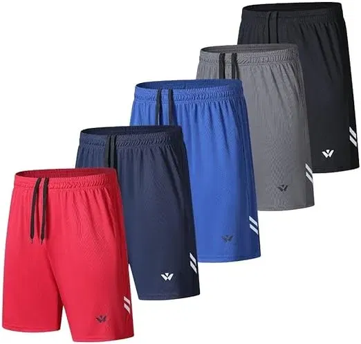 fovdtaa 5er-Pack Herren Sport Shorts für 19,99 € inkl. Prime-Versand (statt 33,99 €)
