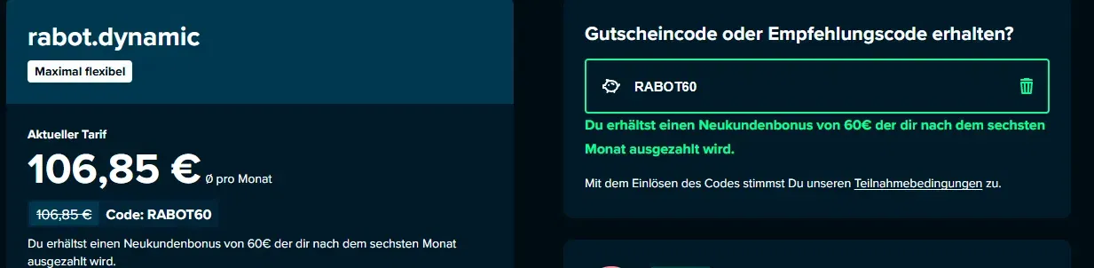 Schnäppchen, Deals und Rabattcodes des Tages - Energietarifdetails