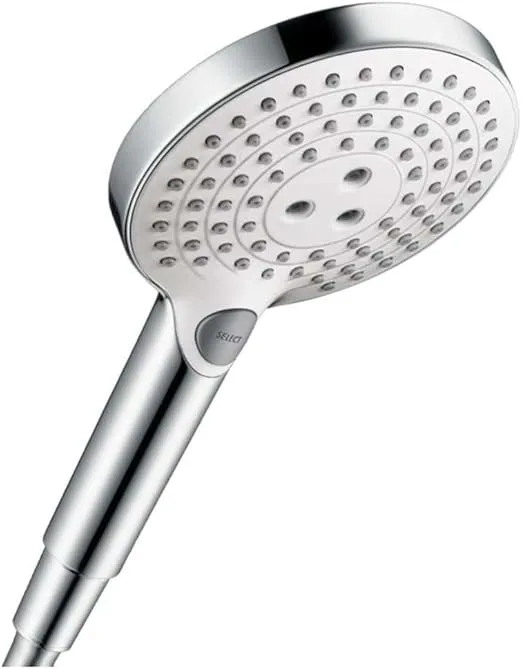 hansgrohe Raindance Select S – Duschkopf Handbrause mit 3 Strahlarten Duschbrause mit Antikalk-Funktion WeißChrom 26530400 für 45,29 € inkl. Versand (statt 58,90 €)