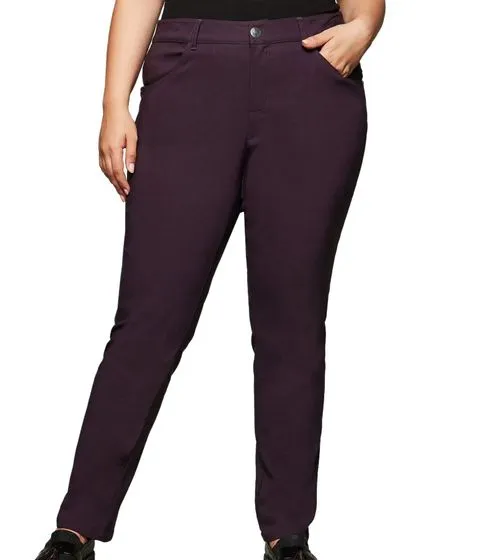 sheego Bengalin Damen Stretchhose  133992 Weinrot (Gr. 48 bis 58 mit schmaler Beinform) für 10,98 € inkl. Versand (statt 49,99 €)