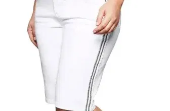 sheego Damen Jeans-Short 135429 Weiß (Gr. 44 bis 58) für 10,98 € inkl. Versand (statt 33,99 €)