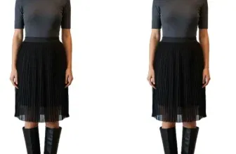 Zegy Damen Plissee-Rock 1052 Schwarz (Gr. S bis L 2ER Sparpack) für 16,98 € inkl. Versand (statt 35,00 €)