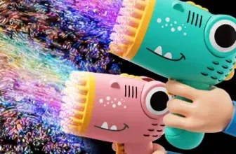 40-Loch Dinosaurier Bubble Gun 🫧 für 0,99€ [ Neukunden Aliexpress]