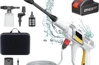 Akku-Hochdruckreiniger mit 4000mAh+4000mAh Akku 970 PSI für 59,39 € inkl. Versand (statt 90,00 €)