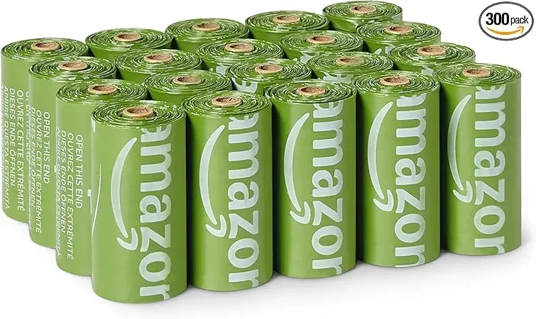 Amazon Basics Hundekotbeutel aus recyceltem Material (300-er Pack – 20 Packungen à 15 Beutel) für 7,11 € inkl. Prime-Versand (statt 9,95 €)