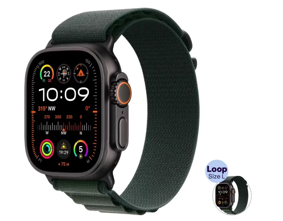 Apple Watch Ultra 2 (2024 Titan Schwarz Alpine Loop (Größe M)) für 654,95 € inkl. Versand (statt 725,90 €)