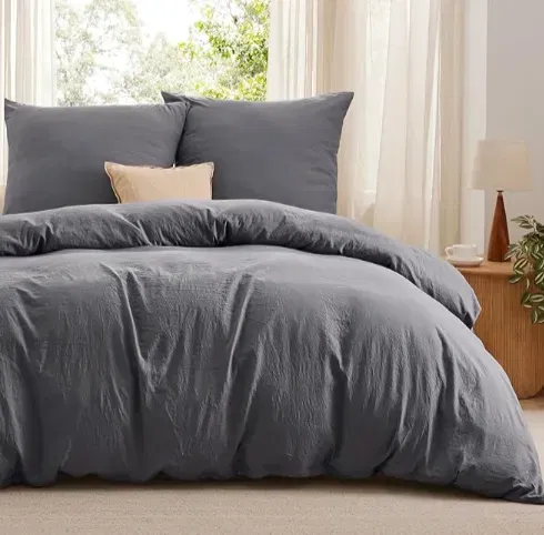 BEDSURE Bettwäsche 155×220 Bettwäsche-Set ÖKO-TEX (1 Bettbezug 155×220 cm und 2 Kissenbezüge 80×80 cm) für 9,47 € inkl. Prime-Versand (statt 20,00 €)