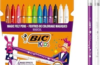 BIC Kids 9202962 Zauberstifte Colour & Erase Filzstifte 12er Pack ab 5,29 € inkl. Prime-Versand