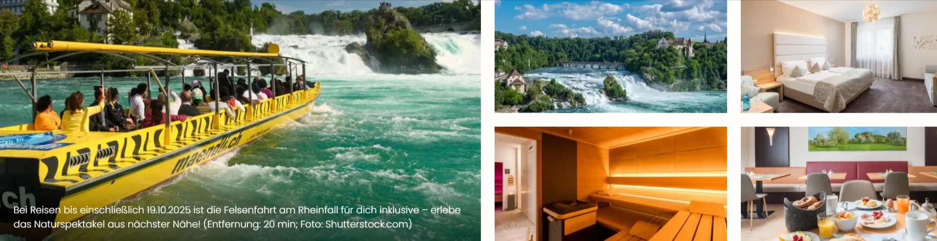 Europas größter Wasserfall – Rheinfall erleben mit Best Western Hotel Lamm ab 196 € für 2 Personen