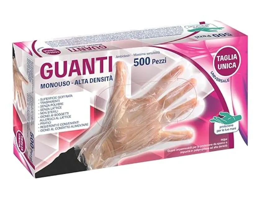 Bottari Einweghandschuhe aus puderfreiem HDPE 500 Stück für 2,99 € inkl. Prime-Versand (statt 7,99 €)