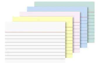 Brunnen 102279195 Karteikarte A7 (liniert 200 Stück sortiert) ab 2,84 € inkl. Prime-Versand (statt 4,17 €)