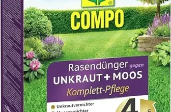 COMPO Rasendünger gegen Unkraut + Moos Komplett-Pflege (6 kg für 200m²) für 24,30 € inkl. Prime-Versand