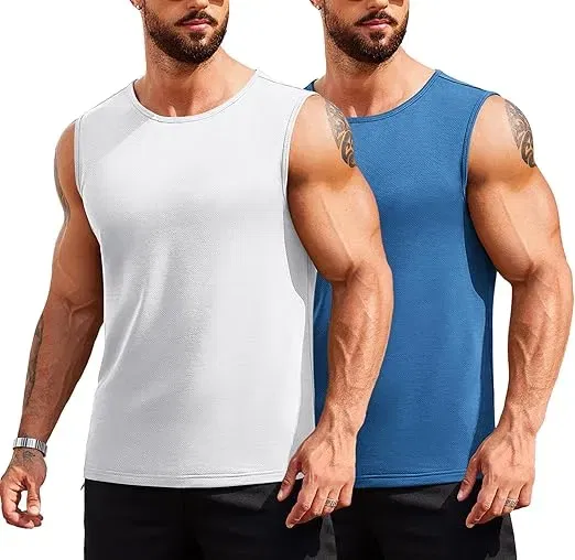 COOFANDY Herren Tank Top 2er Pack (7 Farben, Gr. S bis XXL) für 13,79 € inkl. Prime-Versand (statt 22,99 €)