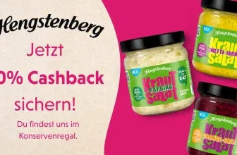 marktguru: 50 € Cashback auf Hengstenberg Krautsalat