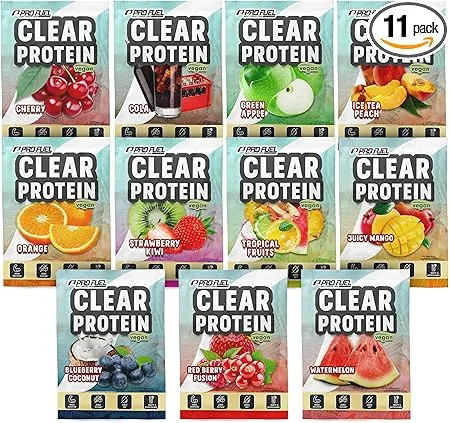 Clear Protein Vegan PROBEN-PAKET Mix-Pack (11 x 18 g) ab 10,16 € inkl. Prime-Versand (statt 19,69 €)