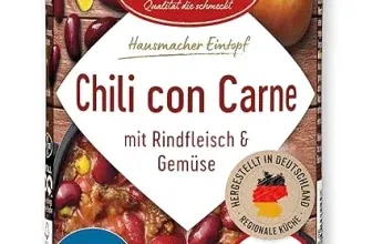 DREISTERN Chili con Carne I Mit Rindfleisch & Gemüse I High-Protein-Eintopf mit hochwertigen Nährwerten (400g) ab 1,89 € inkl. Prime-Versand (statt 2,50 €)