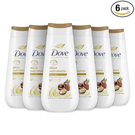 Dove Süßes Nährendes Duschgel feuchtigkeitsspendendes Duschgel milde Formel Duschbad für Damen und Herren 6 Stück à (225ml) ab 14,10 € inkl. Prime-Versand (statt 18,81 €)