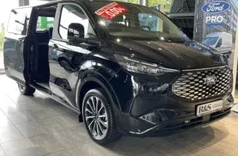 Ford Tourneo Custom BEV mit 218 PS für 316,56 € / Monat + 1.890,00 € einmalig – LF 0,39 (Privat- und Gewerbekunden)