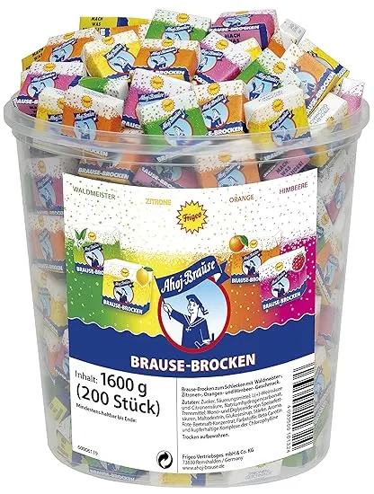 Frigeo Ahoj-Brause Brause-Brocken (1,6 kg) ab 8,03 € inkl. Prime-Versand