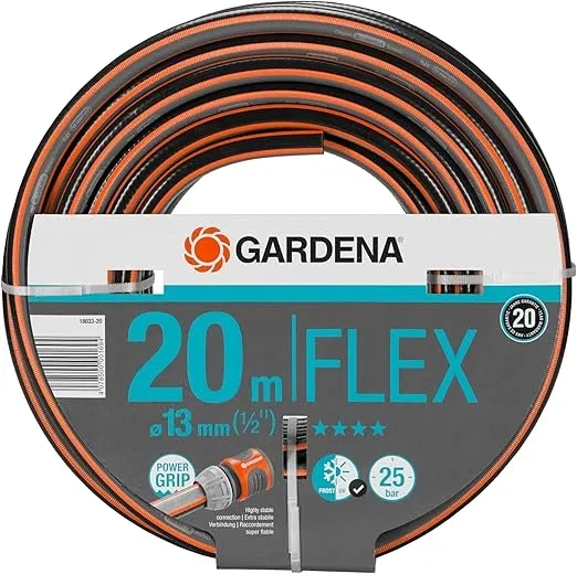 Gardena Comfort FLEX Schlauch 13 mm (1/2 Zoll) 20 Meter, ohne Systemteile (18033-20) für 18,22 € inkl. Prime-Versand (statt 30,00 €)