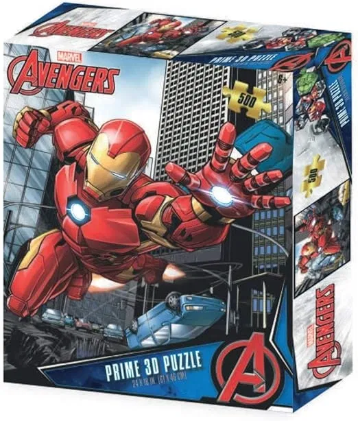 Grandi Giochi PUA04000 Marvel Avengers Iron Man Puzzle (500 Teile und 3D-Effekt) für 8,77 € inkl. Prime-Versand (statt 15,00 €)
