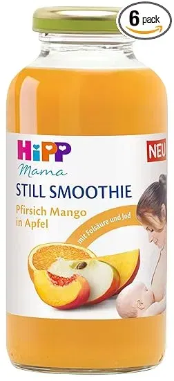 HiPP Mama Still Smoothie Pfirsich Mango in Apfel (6 x 200 ml) für 4,05 € inkl. Prime-Versand (statt 9,54 €)