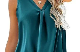 Hotouch Satin Damen Top (8 Farben, Gr. S bis XXL) für 8,99 € inkl. Prime-Versand