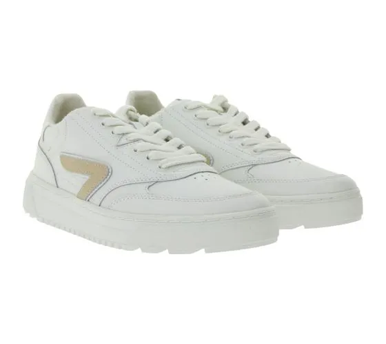 Hub Duke Damen Sneaker W50008L31-L10-947 Weiß/Beige (Gr. 38 bis 40 1/2) für 39,99 € inkl. Versand (statt 77,00 €)